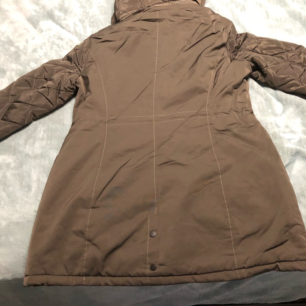 Coalition LA heavyweight quilted arm jacket olive - Picture 7 of 12